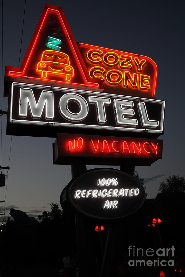 Cozy Cone Motel - Radiator Springs Cars Land - Disney California Adventure - 5D17746 Photograph by Wingsdomain Art and Photography