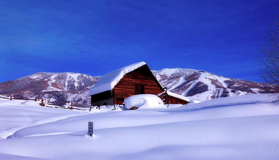 Mountain Photograph - Cozy In Winter by Mountain Dreams