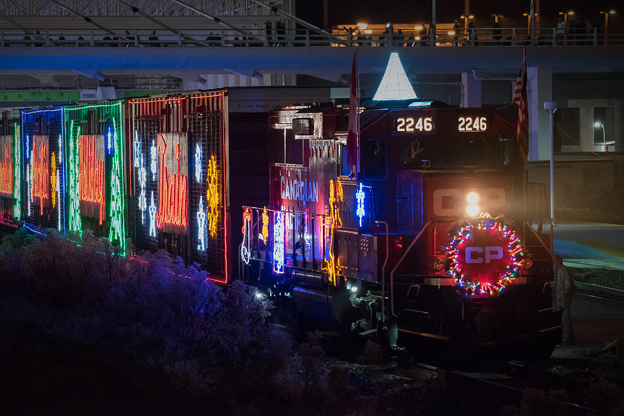 CP Holiday Train 2015 Photograph by James Meyer