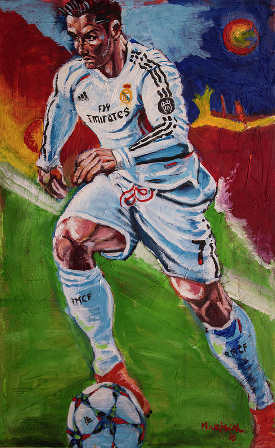 Cr7 Painting By Sergio Mariscal