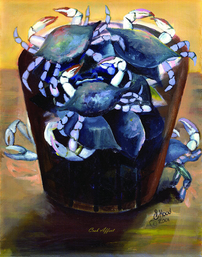 Still Life Painting - Crab Affect by Lee Hood