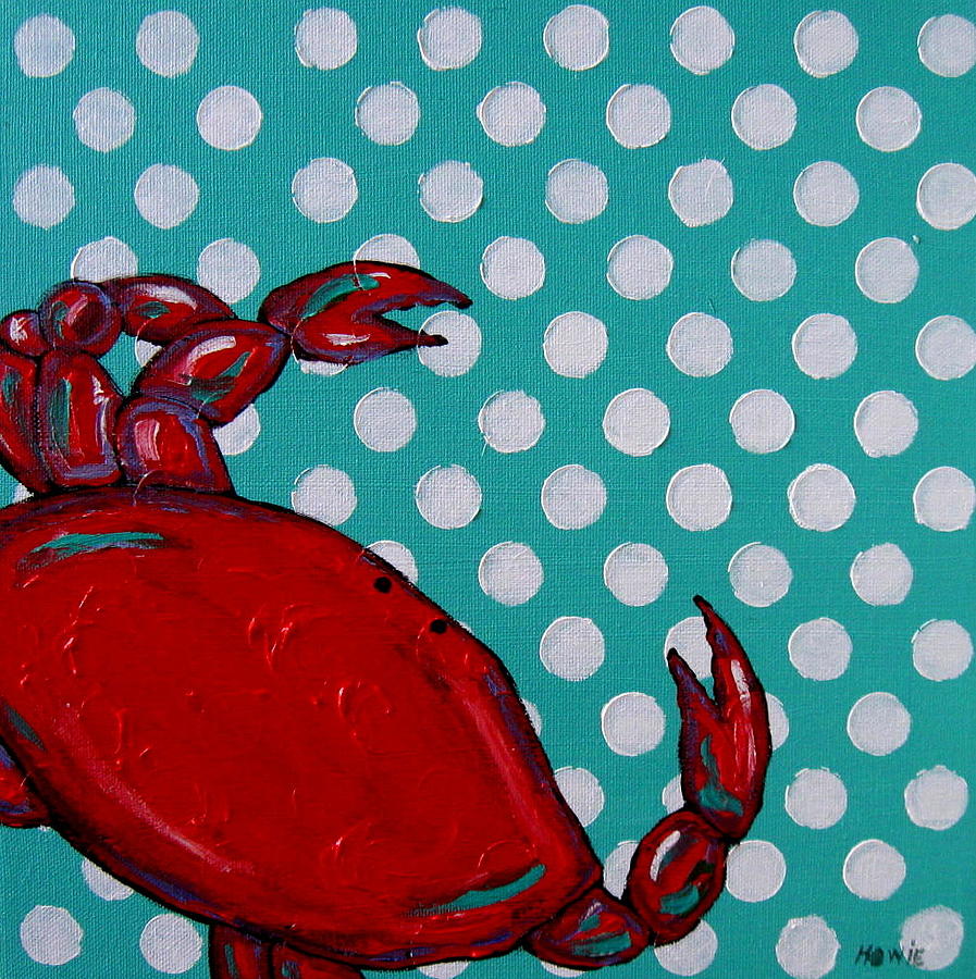 Summer Painting - Crab by Brooke Baxter Howie