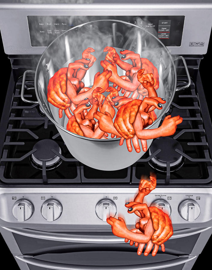 Crab Bucket Mentality Digital Art by Paul Scearce