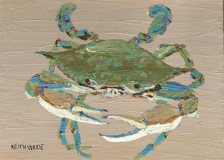 Crab Cakes Painting by Keith Wilkie