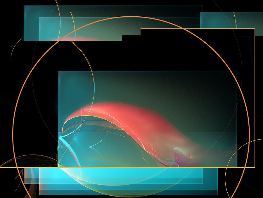 Abstract Digital Art - Crab Claw by Phil Sadler