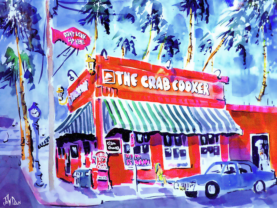 Crab Cooker 1969 Painting by John Dunn