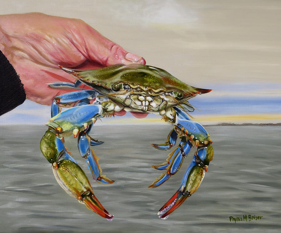 Crab Fingers Painting By Phyllis Beiser Fine Art America