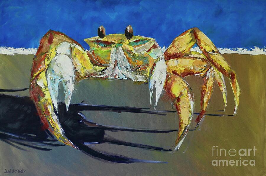 Crab Legs Painting by Alan Metzger
