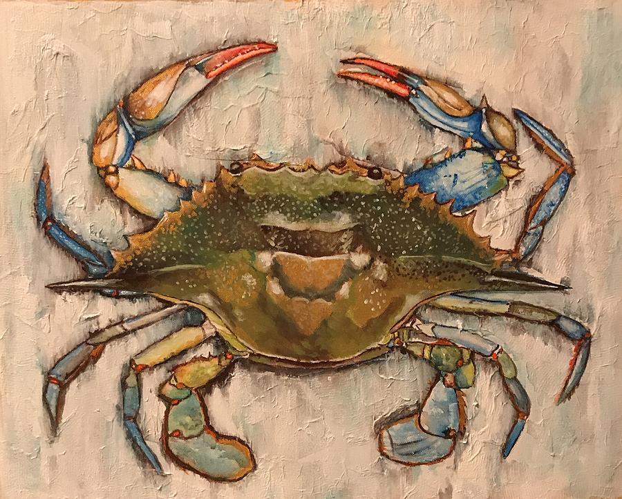 Crab Painting by Rob Peters