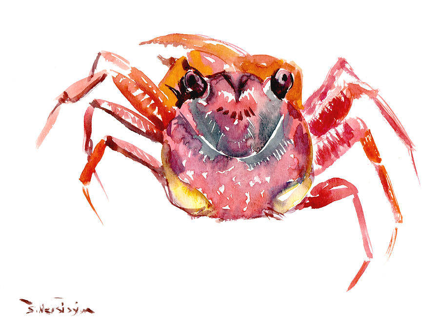 Crab Painting by Suren Nersisyan