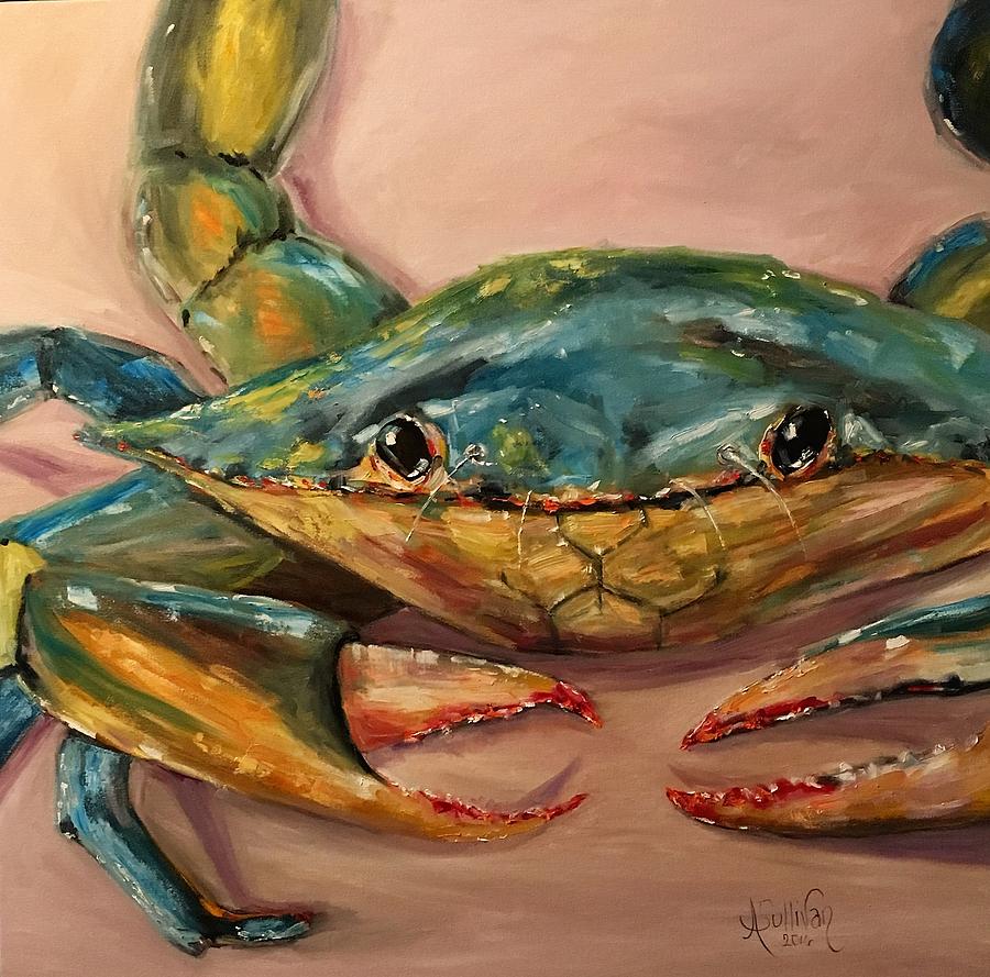 Crabby Pattie Painting by Angela Sullivan - Fine Art America