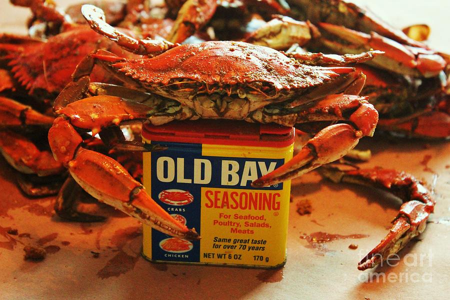 Crabs And Old Bay Photograph by Paulette Thomas