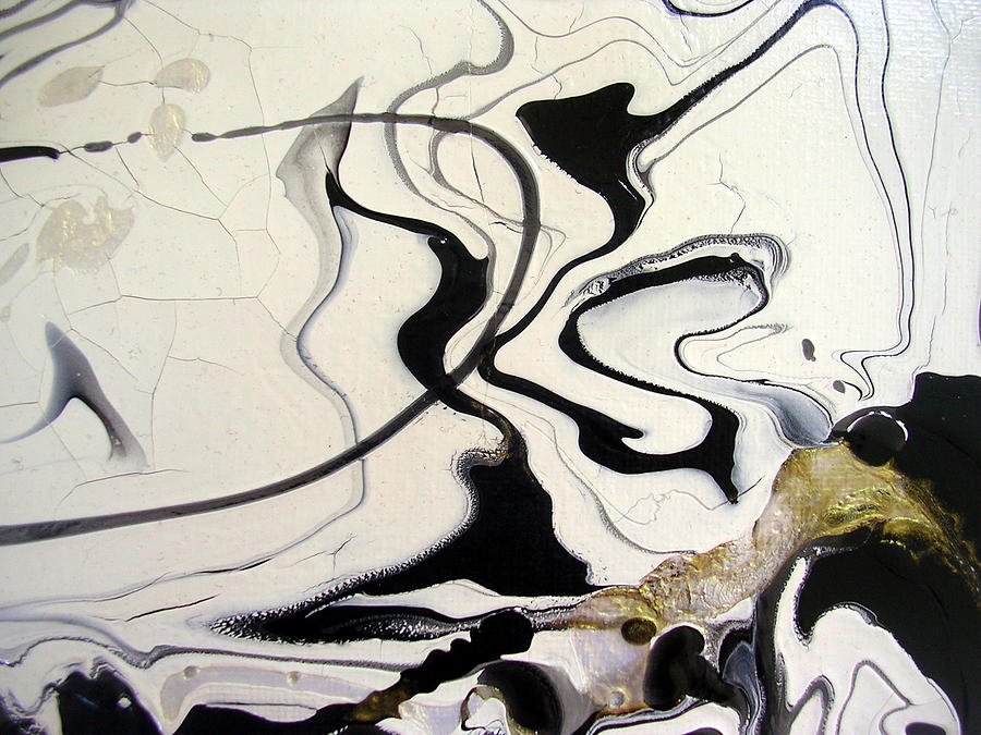 Abstract Painting - Crack In The Ice2 by Dawn Hough Sebaugh