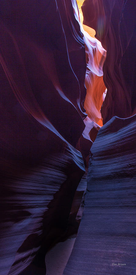 Tim Bryan Photograph - Crack of Light-Upper Antelope Canyon by Tim Bryan