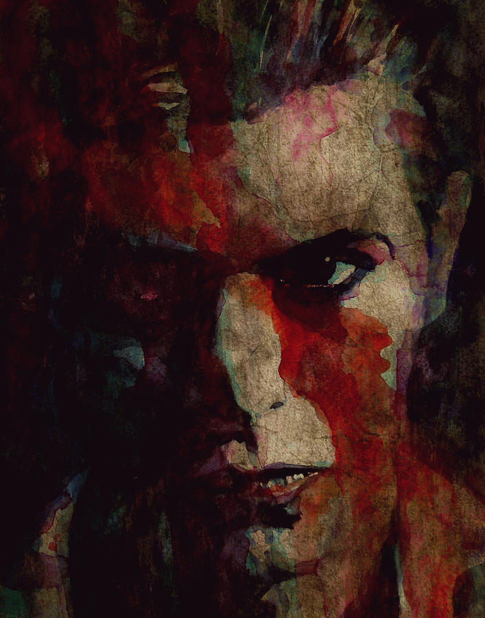 David Bowie Painting - Cracked Actor by Paul Lovering