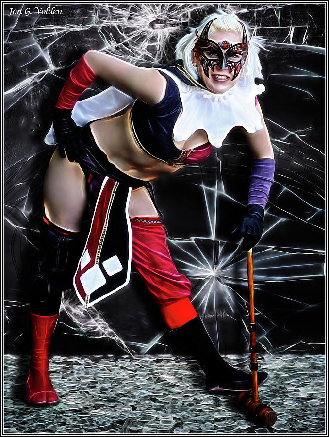 Cracked Harley Photograph by Jon Volden