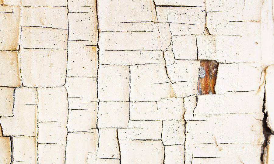 Cracked Paint Grunge Wall Photograph by ELITE IMAGE photography By Chad McDermott