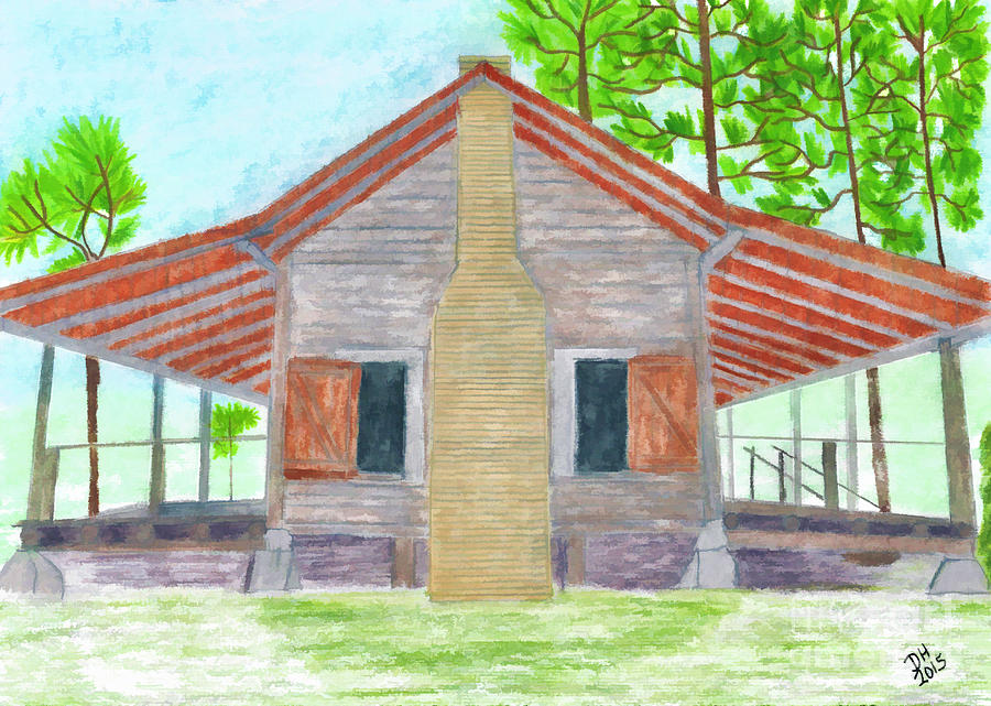 Cracker House - Florida Drawing by D Hackett