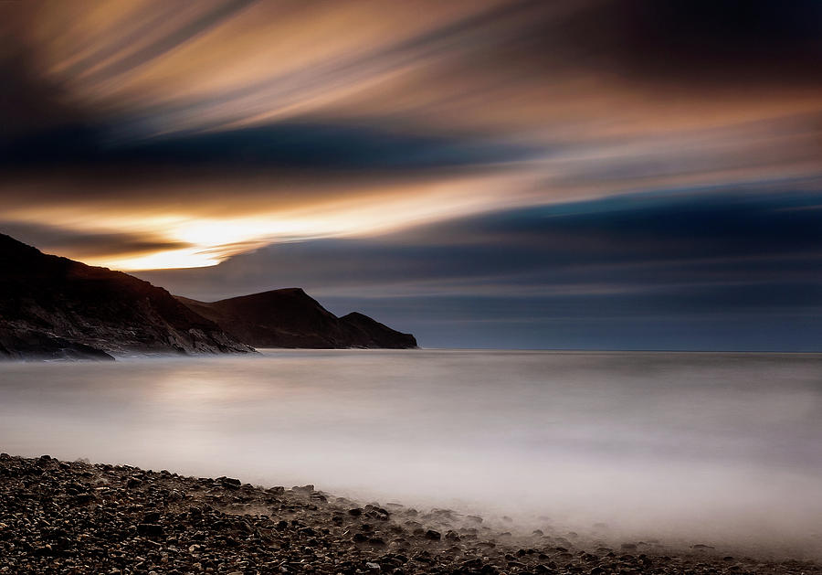 Crackington Haven Sunset Photograph by Maggie Mccall