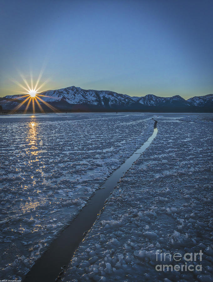Cracks In The Ice Photograph by Mitch Shindelbower