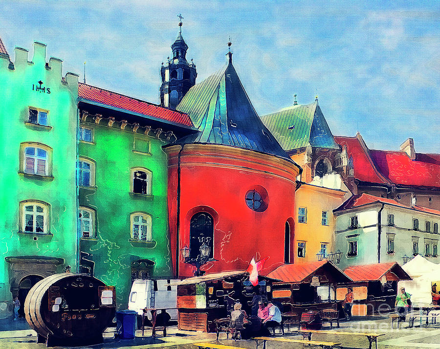 Cracow Architecture Painting