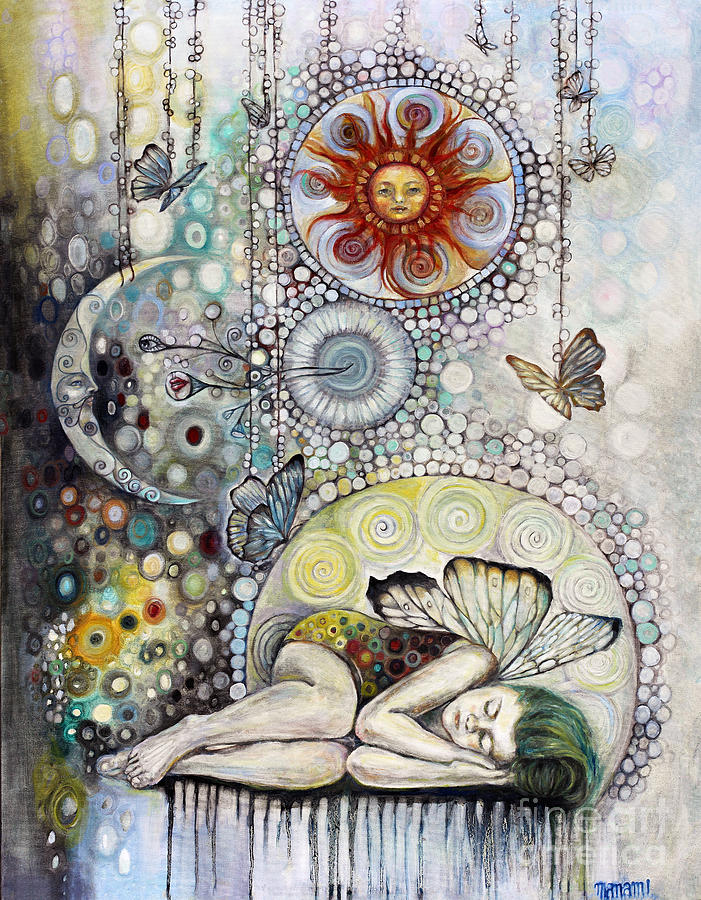 Butterfly Painting - Cradle by Manami Lingerfelt