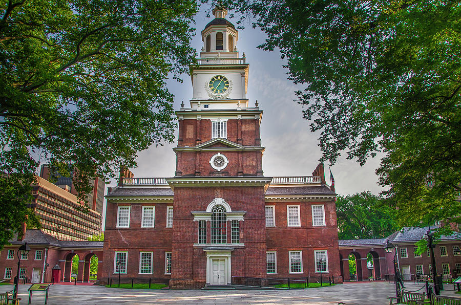 Cradle of America - Independence Hall - Philadelphia Photograph by Bill Cannon