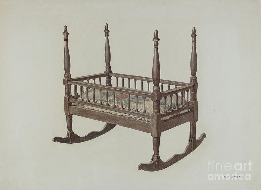 Cradle Drawing by Pearl Davis Fine Art America