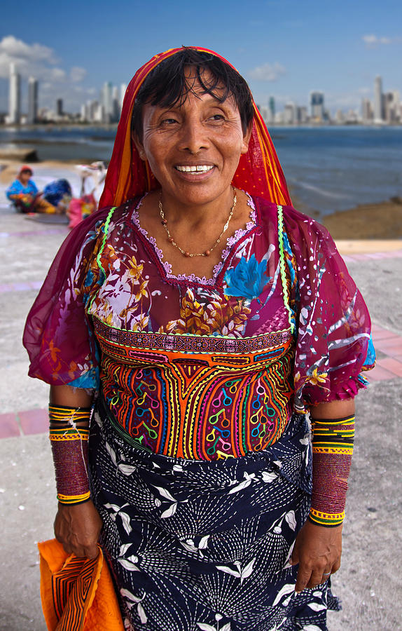 Craft vendor in Panama City, Panama Photograph by Tatiana Travelways