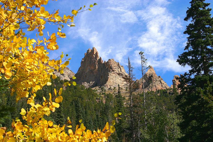 Fall Photograph - Crags in Fall by Perspective Imagery Fall Photograph - Crags in Fall by Perspective Imagery