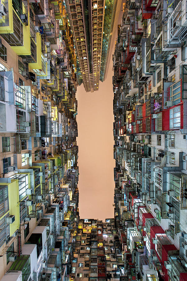 Hong Kong Photograph - Crammed City VII by Mercedes Noriega