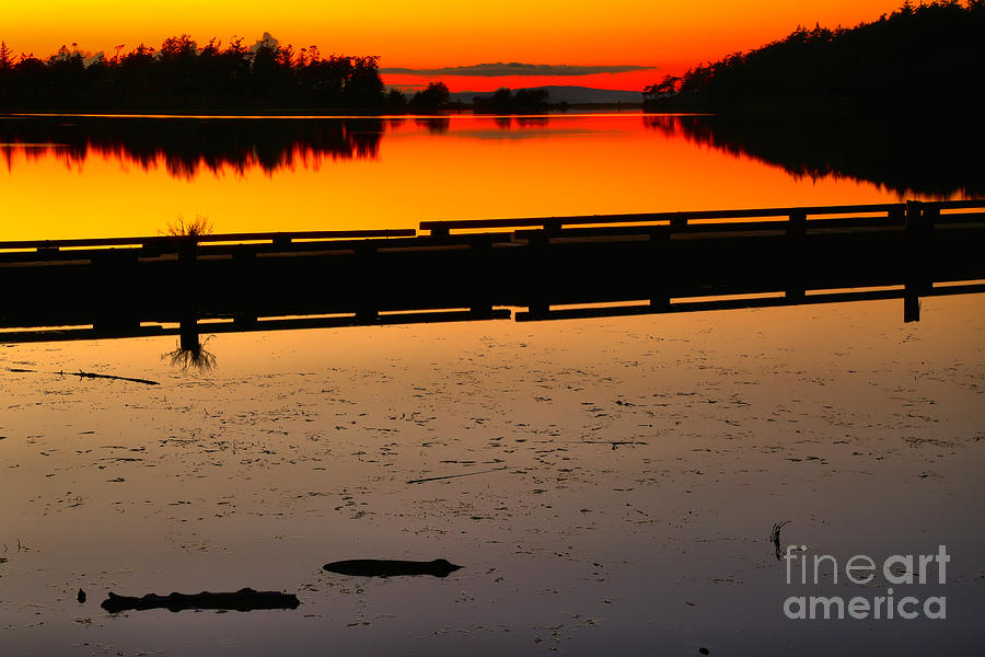 Cranberry Lake Last Light Photograph by Adam Jewell
