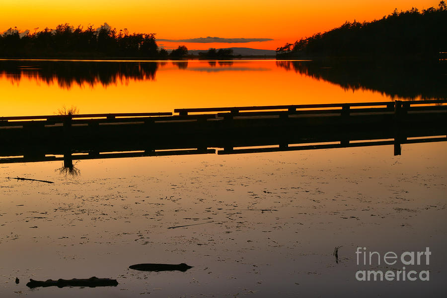 Sunset Photograph - Cranberry Lake Sunset by Adam Jewell