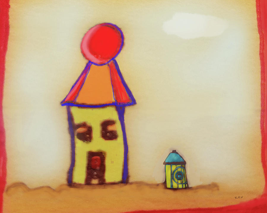 Cranky Clown Cabana and Fire Hydrant by Teresa Epps Cranky Clown Cabana and Fire Hydrant by Teresa Epps