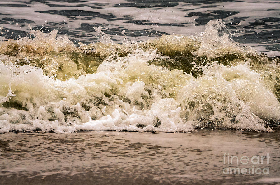 Crashing Ashore Coastal / Seascape / Nature Photograph Photograph by PIPA Fine Art - Simply Solid
