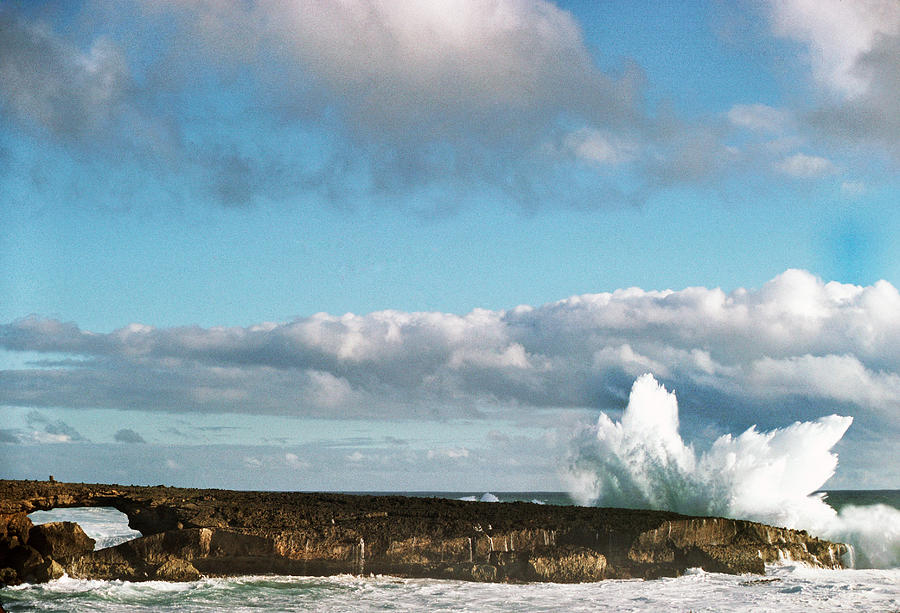 Crashing Wave Laie Point Photograph by Thomas R Fletcher