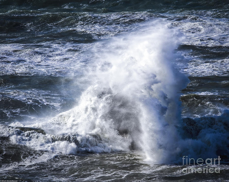 Crashing Wave Photograph by Mitch Shindelbower