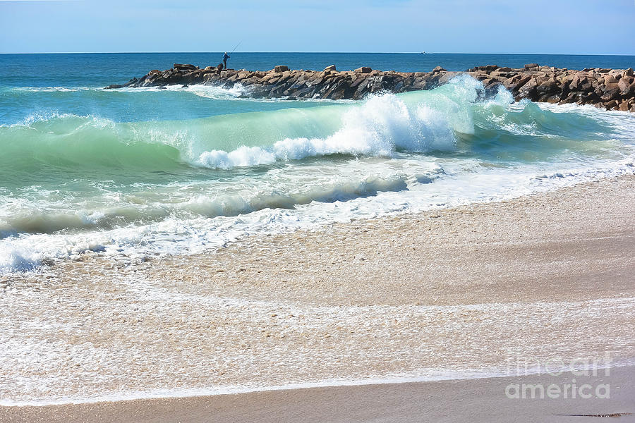 Summer Photograph - Crashing Waves Large by Lisa Kilby