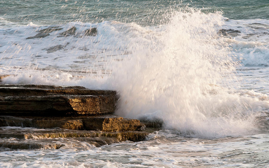 Crashing waves Photograph by Michalakis Ppalis