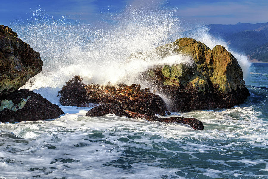 Crashing Waves On The Lost Coast Photograph by James Eddy