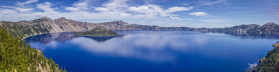 Crater Lake Photograph by Albert Seger