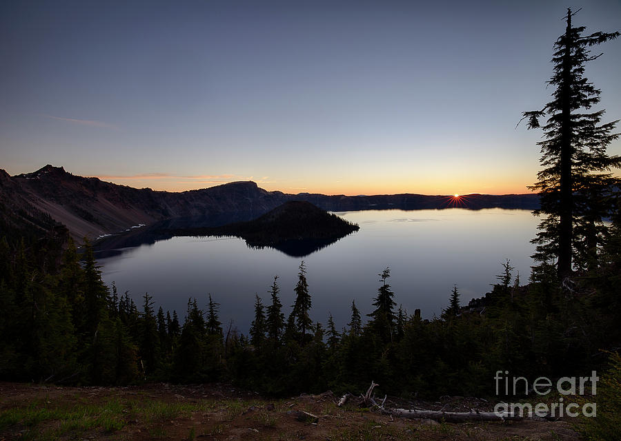 Crater Lake Dawn Photograph by Idaho Scenic Images Linda Lantzy