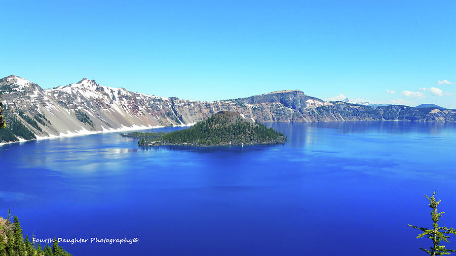 Crater Lake Photograph by Diane Shirley