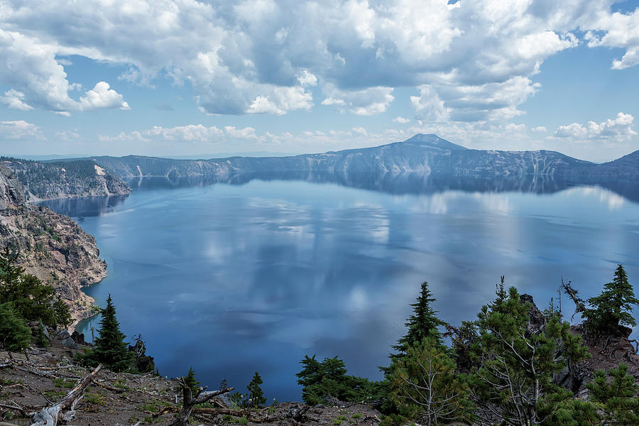 Crater Lake from the North Rim, No. 1 Photograph by Belinda Greb