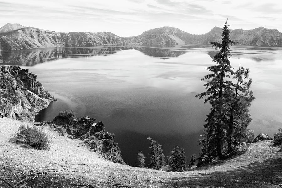 Crater Lake From The West Rim Photograph