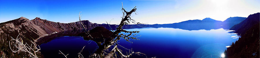 Crater Lake Digital Art by Kenneth Armand Johnson