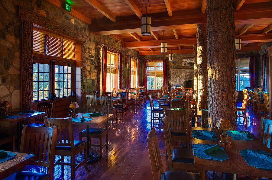 Crater Lake Lodge Dining Room Photograph by Scott McGuire