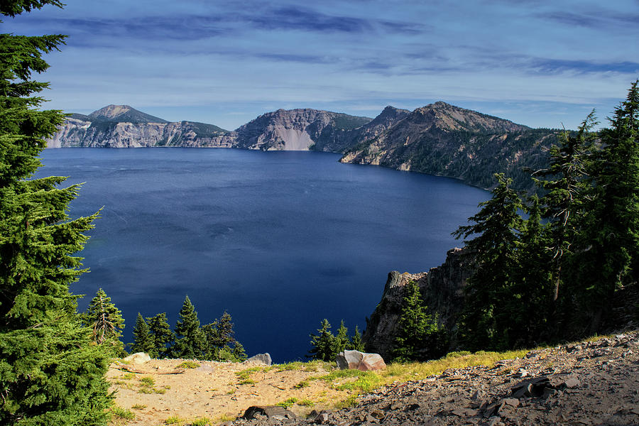 Crater Lake National Park Photograph - Crater Lake View by Frank Wilson