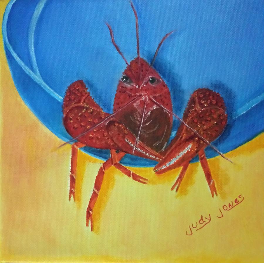 Crawfish Painting - Crawfish Boil by Judy Jones