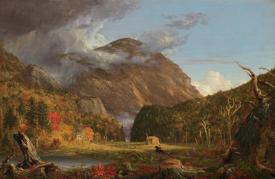 Thomas Cole Painting - Crawford Notch by Thomas Cole